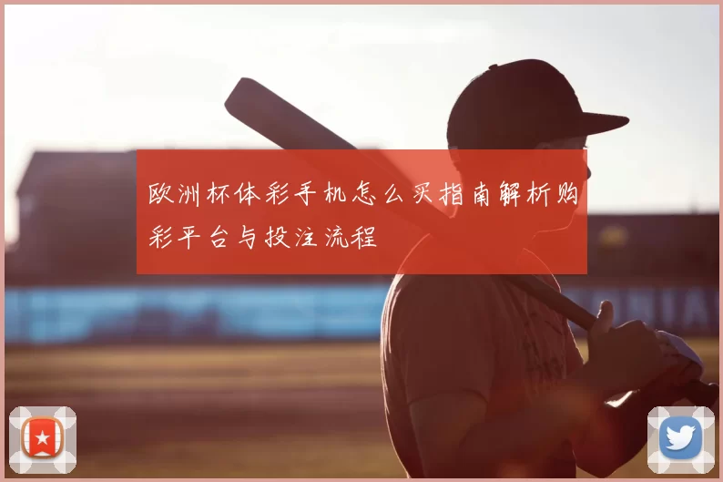 欧洲杯体彩手机怎么买指南解析购彩平台与投注流程
