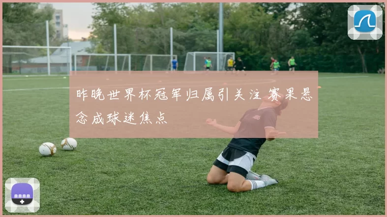 昨晚世界杯冠军归属引关注 赛果悬念成球迷焦点