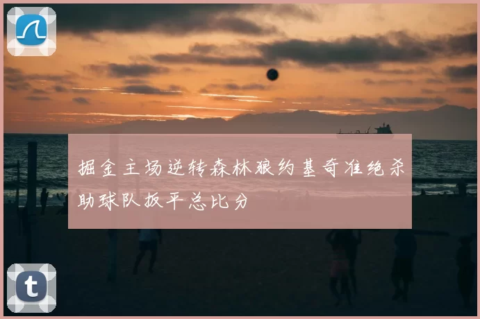 掘金主场逆转森林狼约基奇准绝杀助球队扳平总比分