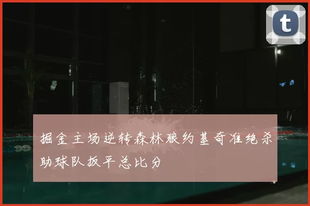 掘金主场逆转森林狼约基奇准绝杀助球队扳平总比分
